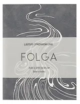 Записная книжка А6 80л кл. "FOLGA. 1" иск.кожа, тиснение серебр.фольгой, ляссе