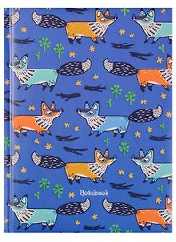 Записная книжка «Лисички. Орнамент» А6, 80 листов, Listoff