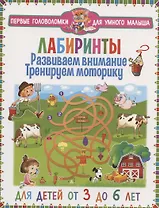 Лабиринты. Развиваем внимание, тренируем моторику. Для детей от 3 до 6 лет