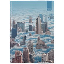 Книга для записей А4 100л кл. "Мегаполис" 7БЦ, глянц.ламинация