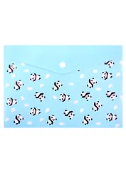 Папка-конверт А5 на кнопке "Панды"