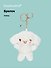 Брелок Кролик Kawaii (плюш) (10 см) - 0