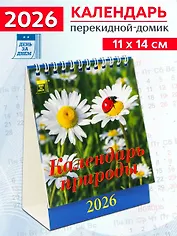 Календарь 2026г 120*140 «Календарь природы» настольный, домик