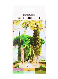 Маркеры 06цв "Outdoor" карт.кор., Sketchmarker