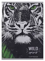 Тетрадь А4 96л кл. "Mix trends. Дизайн 9" пятая кр.графит, тисн.фольг.серебро