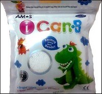 Пластилин мелкозернистый (белый) (50гр) (23749) (ICB50WT) (4+)