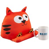Подушка-подставка антистресс Котик рыжий (30х35) (АН2018-40) - 2