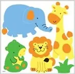 Наклейки, DECORETTO, Наклейки для дома,"Наклейки д/ванной "В далекой" BF 8008