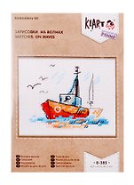 Набор для творчества Klart Вышивание Зарисовки. На волнах 8-385