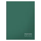 Книга для записей А5+ 96л кл. "Moss" интеграл.перепл., матов.ламин., выб.лак.