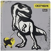 Скетчбук «На прогулке», 190x190 мм, 64 листа, 160 г/м2, белый, Проф-Пресс - 0