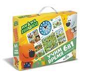 МиМиМишки. Набор 6 в 1 "Учим время"