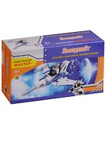 Конструктор пластиковый, Рыжий Кот Звездолёт 58дет., коробка 16,5*9,5*4,5 К-4724