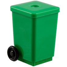 Точилка «Waste bin», 1 отверстие, пластик, в ассортименте