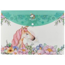 Папка -конверт «Magical Unicorn» А4 на кнопке