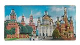Магнит двойной фольга под смолой Москва.Кремлевская стена-ХВБ-ХХС (025-22-19K36)