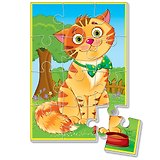 Мягкие пазлы 12 A5 Любимцы Котик (VT1103-52) (3+) (Vladi Toys)