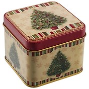 Шкатулка новогодняя Ёлочка (металл) (7×7) (12-09412-03792-5)