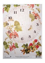 Декупажная карта Циферблат краски лета А4 (DK3089) (упаковка)