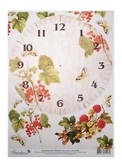 Декупажная карта Циферблат краски лета А4 (DK3089) (упаковка)