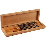 Набор колонковых кистей, №00, №1, №2, №3, №5