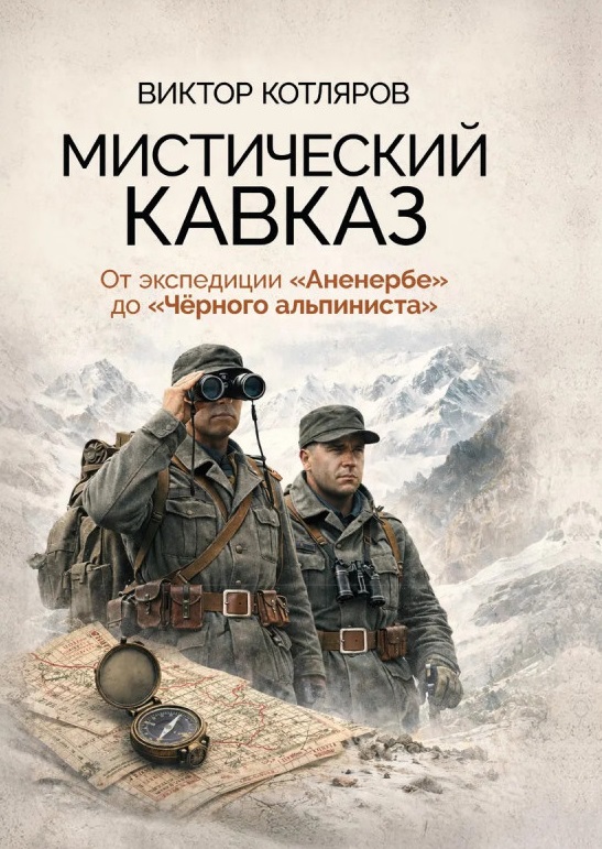 Обложка книги «Мистический Кавказ. От экспедиции Аненербе до Черного альпиниста»