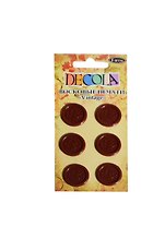 Decola Печати-наклейки восковые Vintage 6шт (4289) (упаковка)