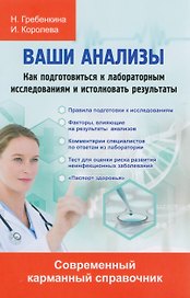 Ваши анализы. Как подготовиться к лабораторным исследованиям и истолковать результаты.