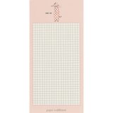 Блок для записи 70*145мм 60л "Long cat" прокл., ассорти