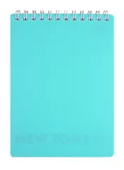 Блокнот А6 80л кл. "NEWtone PASTEL" пласт.обл., гребень, офсет 80г/м2, ассорти