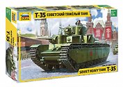 Сборная модель ЗВЕЗДА, Советский тяжелый танк Т-35 1/35
