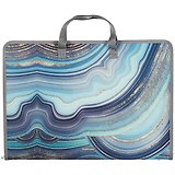 Папка на молнии А3 для бумаг "Marble Kyanite" пластик, ручки, Erich Krause