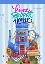 Блокнот. Home sweet home! Waffles (А5 альбомный формат)