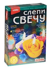 Набор для творчества LORI Слепи свечу "Розочки" Св-017