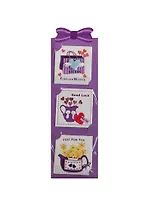 Мини-Теги для подарков (TZKa-3) ( 4*4см) (3 шт.) (упаковка)