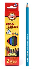 Карандаши цветные «TrioColor», Koh-i-Noor, 6 цветов