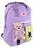 Рюкзак "Bear" сиреневый, с игрушкой - 0
