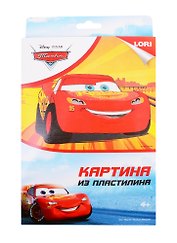 Набор для творчества LORI Картина из пластилина Disney Молния Маккуин Пкд-017