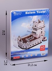 3D-пазл большой, Belem Tower (11-24693-MS.NO. 715)