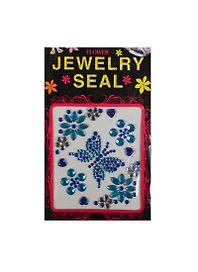 Стразы отдельные на пленке Jewelry Seal (1461-2/12) (сине-голубая бабочка)
