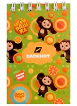 Блокнот А7 40л "Чебурашка" спираль, ассорти, Мульти-Пульти
