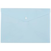 Папка-конверт А4 на кнопке "Pastel" пластик 0.18мм, ассорти 