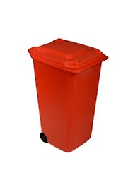 Подставка Мусорный контейнер красная (003908)
