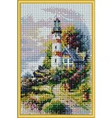 Набор для творчества, Алмазная мозаика Маяк на берегу (класс.) 22*32см, (20цв.) AC22024