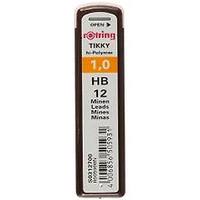 Грифели 1.0мм 12шт "Rotring Tikky" HB, Rotring