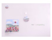 Папка -конверт «Girl's oil painting» А4 на кнопке