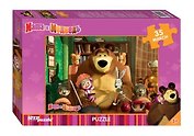 Пазл Маша и медведь Step puzzle Maxi 35 48*68см 91211