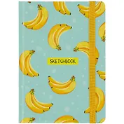 Скетчбук "Бананы", А5, 80 листов, кремовая бумага