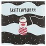 Скетчбук «Mur-mur», 40 листов, 17 x 17 см