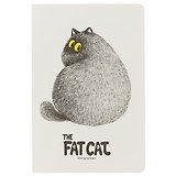 Тетрадь в клетку Languo, Fat cat, 44 листа, в ассортименте